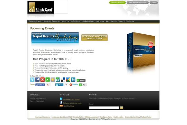 blackcardmarketinggroup.com site used Bcmg