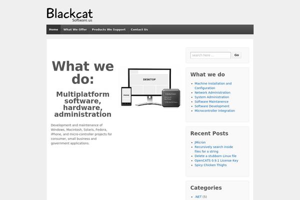 blackcatsoftware.us site used Responsive