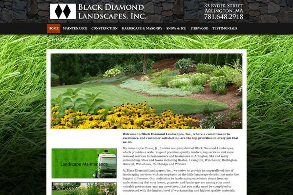 blackdiamondlandscapes.com site used Blackdiamond