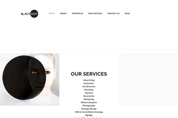 BeTheme Child theme site design template sample