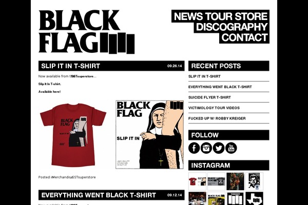 blackflagofficial.com site used Iriscon_theme