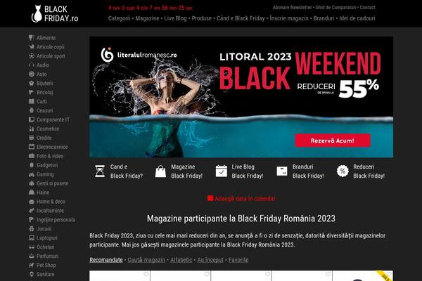 blackfriday.ro site used Blackfriday3.0