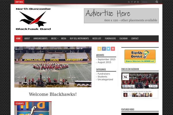 WordPress website example screenshot