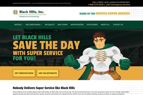 blackhillsinc.com site used Black-hills