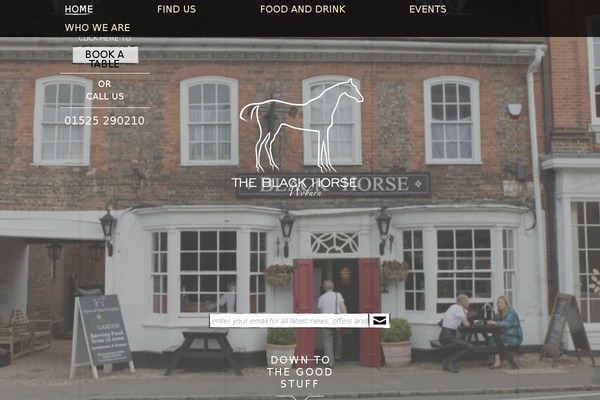 blackhorsewoburn.co.uk site used Peachpubs