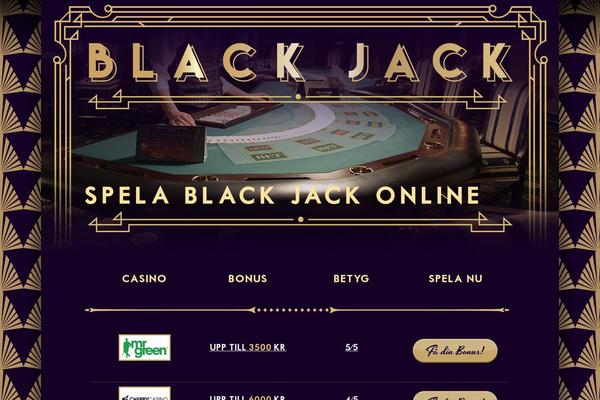 blackjack.se site used Blackjack-child