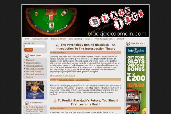 blackjackdomain.com site used Blackjackdomain