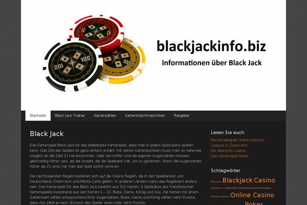 blackjackinfo.biz site used Catch-responsive-pro