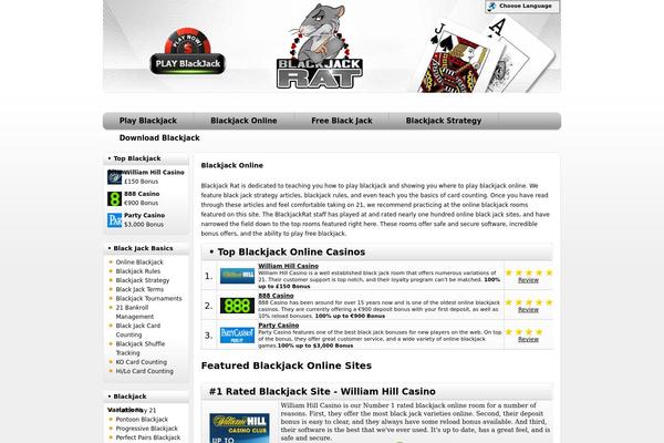 blackjackrat WordPress theme, websites list used blackjackrat theme blackjackrat theme websites examples