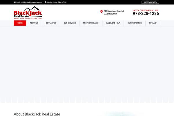 blackjackrealestate.com site used Blackjack