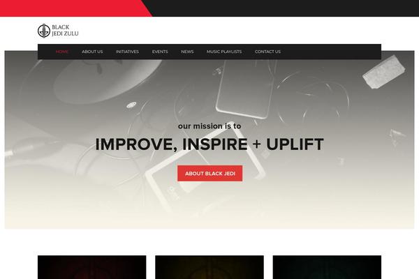 Alone theme site design template sample