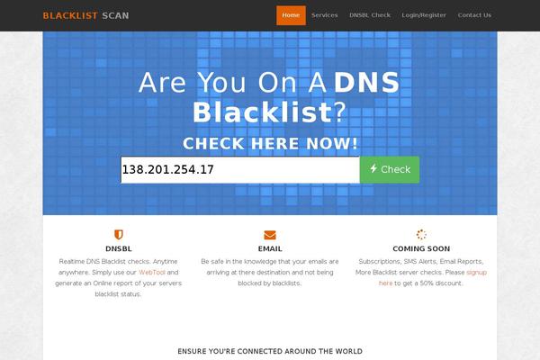 blacklistscan.com site used Webdesires