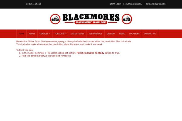 blackmores.co.uk site used Morb