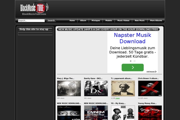 blackmusictube.com site used Wptube3-general