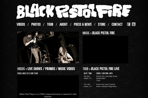 blackpistolfire.com site used Blackpistolfire