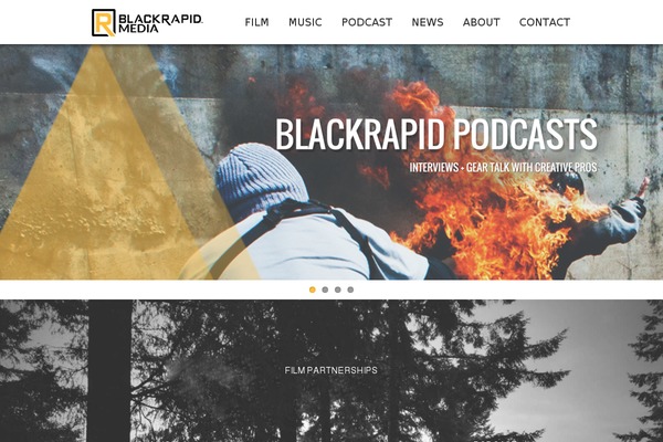 Podcast theme site design template sample