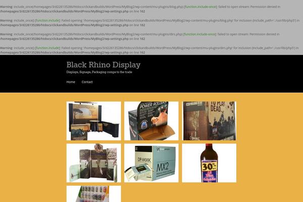 blackrhinodisplay.com site used Portfolio-plus-2.0