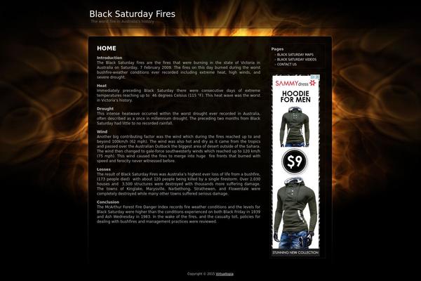 blacksaturdayfires.com site used Inferno-mf