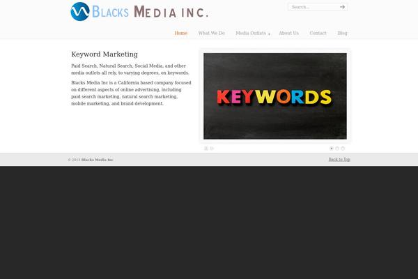 WordPress website example screenshot