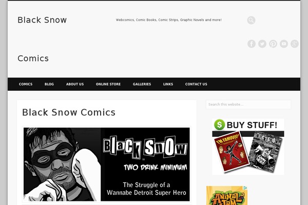 Pinboard theme site design template sample