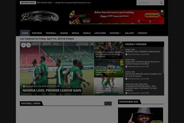NanoMag theme site design template sample