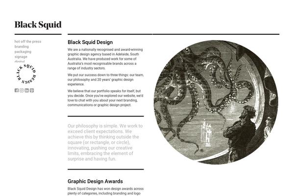 blacksquid.com.au site used Black-squid