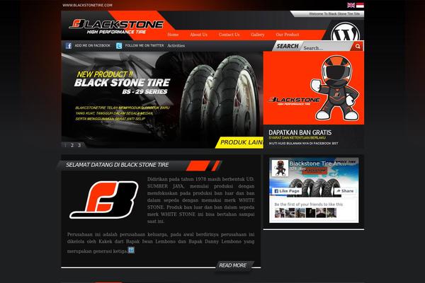 Blackstone theme site design template sample