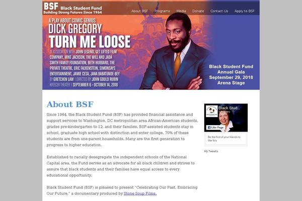 blackstudentfund.org site used Bsf