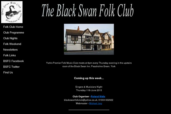 blackswanfolkclub.org.uk site used Rogerdavies