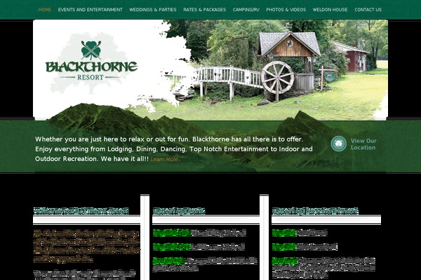 blackthorneresort.com site used Blackthorne