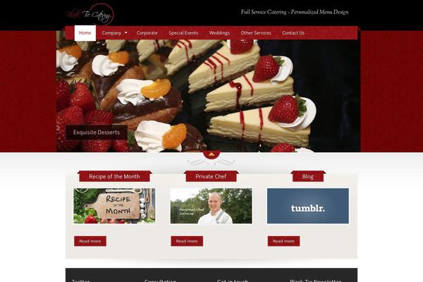 The Restaurant theme site design template sample