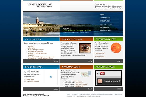 BlackWell theme site design template sample