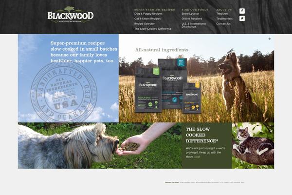 blackwoodpetfood.com site used Blackwood