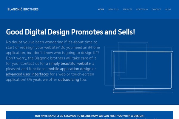 Bb theme site design template sample