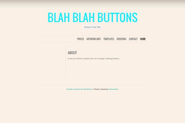 Chunk theme site design template sample