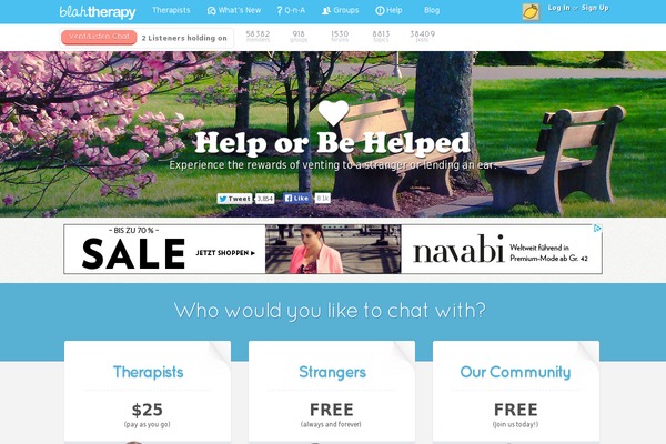 blahtherapy.com site used OneCommunity