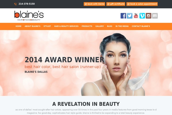 WordPress website example screenshot