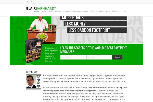 Salient theme site design template sample