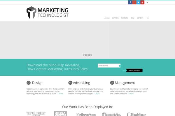 3Clicks theme site design template sample