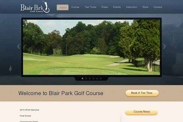 blairparkgc.com site used Golfnow-pro