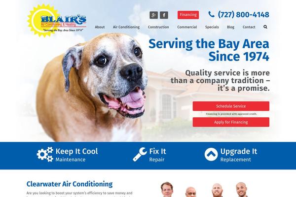 blairsair.com site used Blair-s-air-conditioning