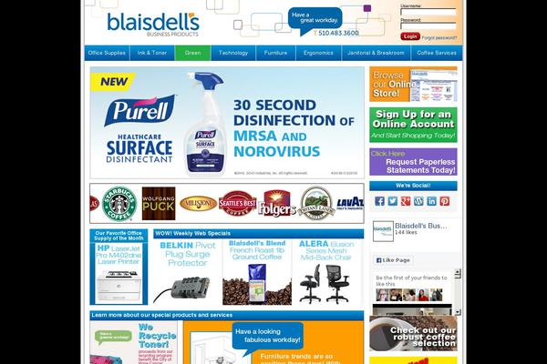 blaisdells.com site used Blaisdells