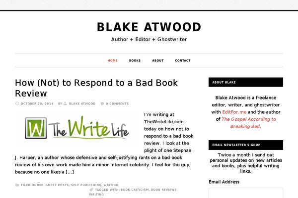 blakeatwood.com site used Blockscape
