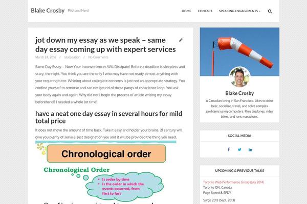 Breeze theme site design template sample