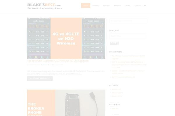 WordPress website example screenshot