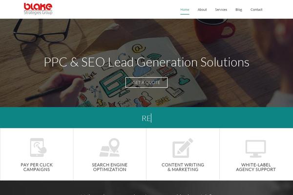 WordPress website example screenshot