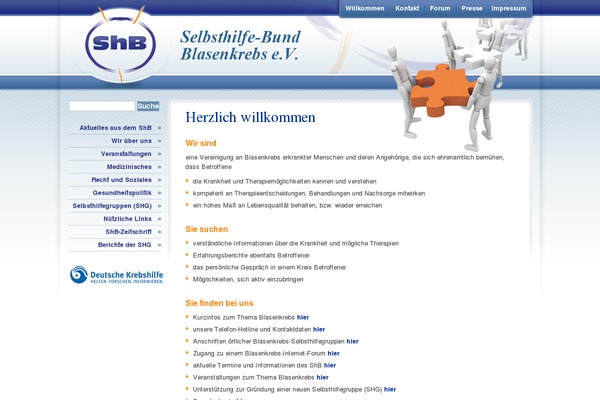 blasenkrebs-shb.de site used Shb