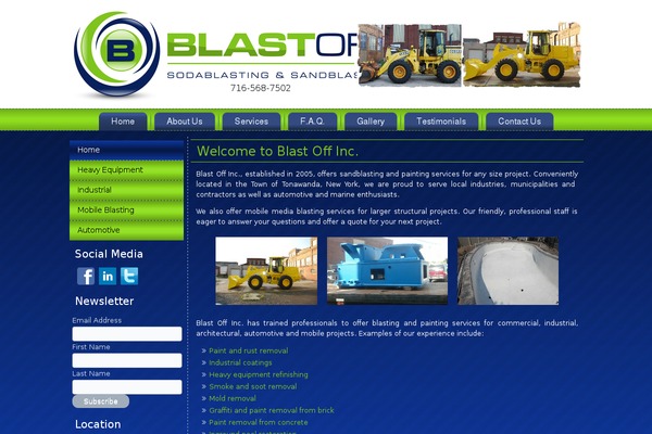 blastoffny.com site used Blastoffwodpress