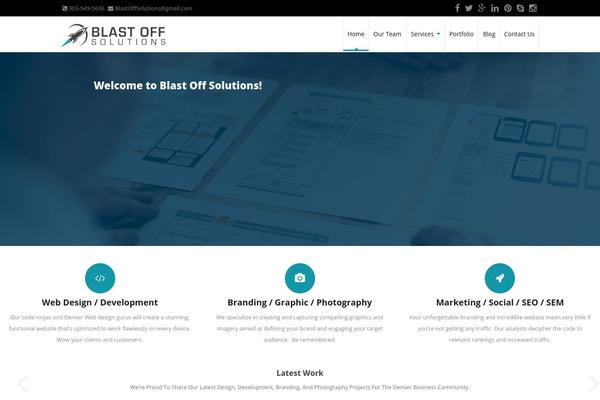 PRO Business theme site design template sample
