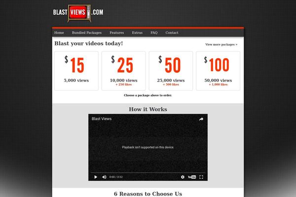 blastviews.com site used Bravothemes